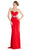 Embellished Illusion Halter Sheath Evening Dress