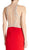 Embellished Illusion Halter Sheath Evening Dress