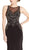 Embellished Halter Sheath Evening Dress