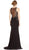 Embellished Halter Sheath Evening Dress