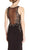 Embellished Halter Sheath Evening Dress