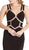 Detailed V-neck Fitted Evening Dress