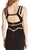 Detailed V-neck Fitted Evening Dress