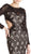 Bedazzled Long Sleeve Evening Dress