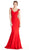 Embellished Cap Sleeve Prom Dress