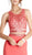 Embellished Mock Two Piece Fitted Prom Dress