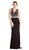 Glittering Illusion V-neck Sheath Evening Dress