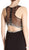 Glittering Illusion V-neck Sheath Evening Dress