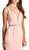 Embellished Deep V-neckline Sheath Prom Dress