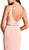 Embellished Deep V-neckline Sheath Prom Dress