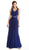 Chic V-neck Sheath Evening Dress