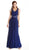 Chic V-neck Sheath Evening Dress