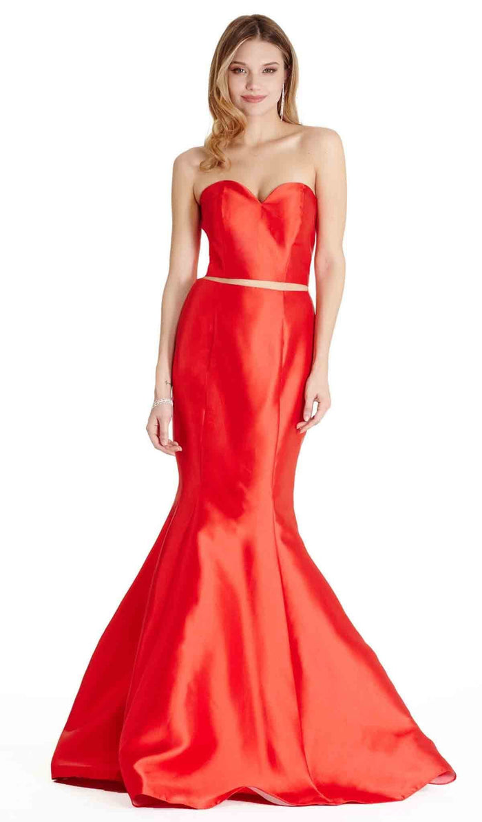Two Piece Sweetheart Mermaid Evening Dress