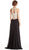 Two Piece Embellished Halter A-line Prom Dress