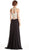 Two Piece Embellished Halter A-line Prom Dress