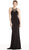 Sleeveless Embellished Halter Evening Dress