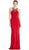 Sleeveless Embellished Halter Evening Dress