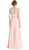 Embellished Ruched Illusion Jewel Prom Dress