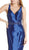 Embellished V-neck Mermaid Evening Dress