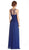 Sheer Halter Neck A-line Evening Dress