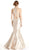 Bedazzled Halter Mermaid Evening Dress