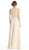 Jeweled Illusion Halter A-line Evening Dress