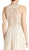 Jeweled Illusion Halter A-line Evening Dress