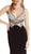 Plunging V-neck Evening Dress