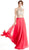 Two Piece Embellished Halter Neck Prom Dress