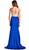 Embellished V-neckline Sheath Evening Dress