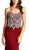 Bedazzled Strapless Sheath Evening Dress