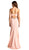 Strapless Deep Sweetheart Sheath Evening Dress