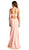Strapless Deep Sweetheart Sheath Evening Dress