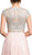 Embellished Cap Sleeve A-line Prom Dress