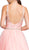 Embellished V-neckline A-line Prom Dress