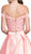 Two Piece Off-Shoulder Evening Ballgown