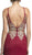 Embellished Halter Neck Sheath Prom Dress