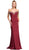 Rhinestone Accented Prom Sheath Dress