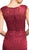 Embroided V-neck Sheath Prom Dress