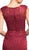 Embroided V-neck Sheath Prom Dress
