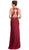 Bedazzled Jewel Neck Sheath Prom Dress