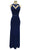 Bedazzled Jewel Neck Sheath Prom Dress