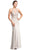 Elegant Illusion Halter Sheath Prom Dress