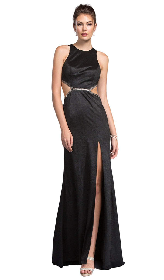 Alluring Jewel Neck Sheath Prom Dress