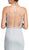 Rhinestone Accented Sheath Prom Dress