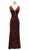 Rhinestone Accented Sheath Prom Dress