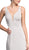Plunging V-neck Fitted Prom Dress
