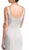 Plunging V-neck Fitted Prom Dress