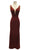 Plunging V-neck Fitted Prom Dress