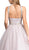 Jeweled Lace Halter Prom Ballgown